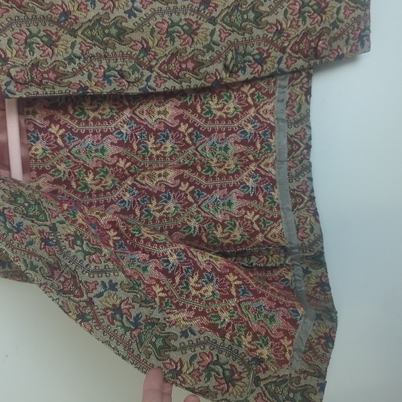 Vintage Tapestry Pandora Cropped Blazer Jacket Button Down Women's Size *Small - Picture 4 of 12